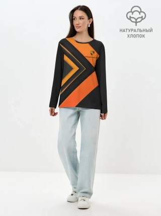 Лонгслив женский. Хлопок / PORSCHE | ПОРШЕ