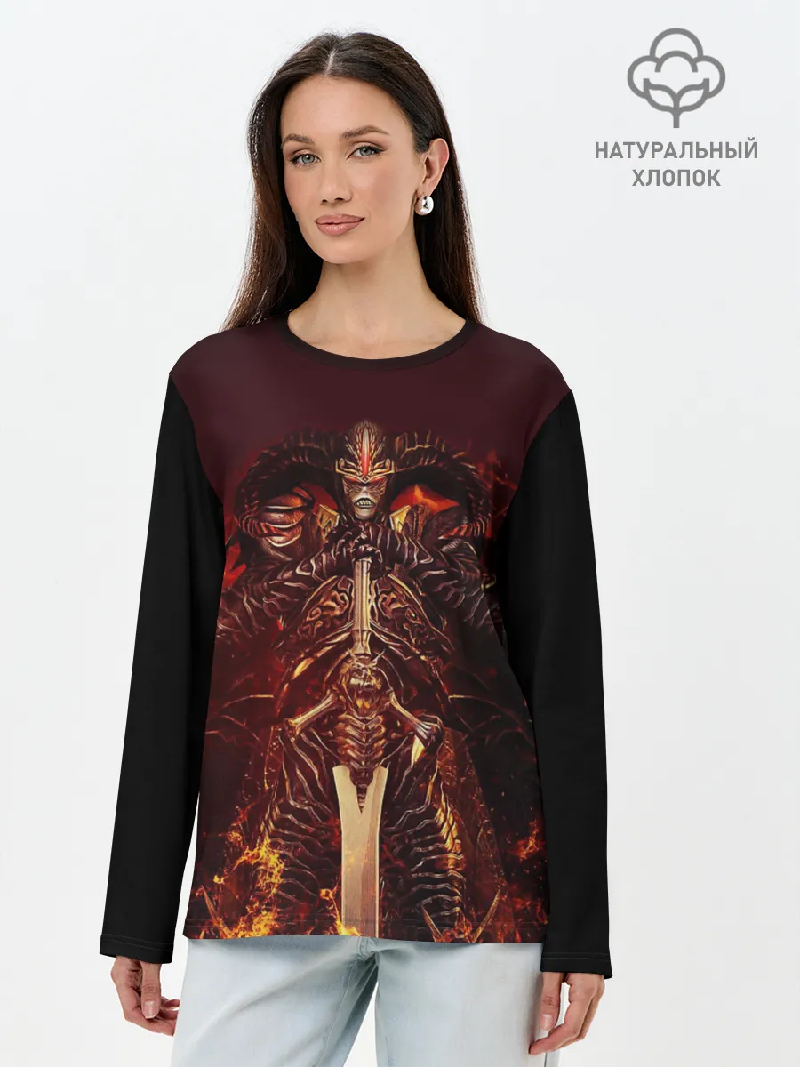 Лонгслив женский. Хлопок / DEVIL MAY CRY