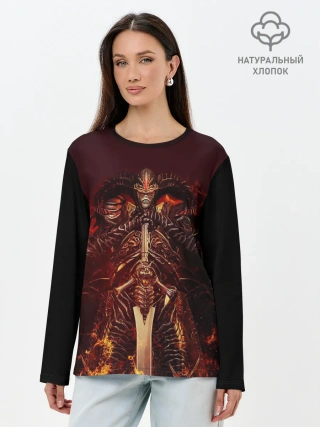 Лонгслив женский. Хлопок / DEVIL MAY CRY