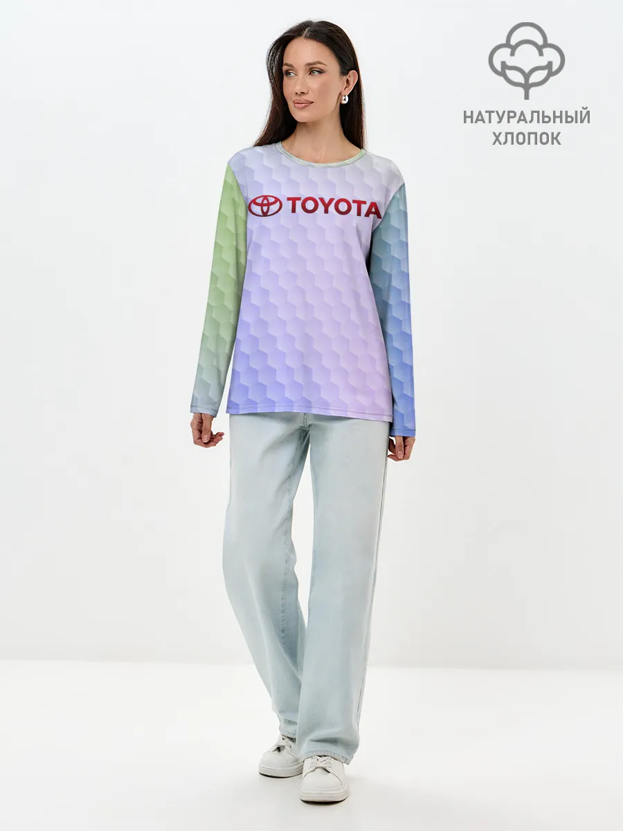 Лонгслив женский. Хлопок / TOYOTA | ТОЕТА