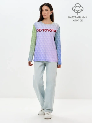 Лонгслив женский. Хлопок / TOYOTA | ТОЕТА