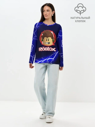 Лонгслив женский. Хлопок / ROBLOX