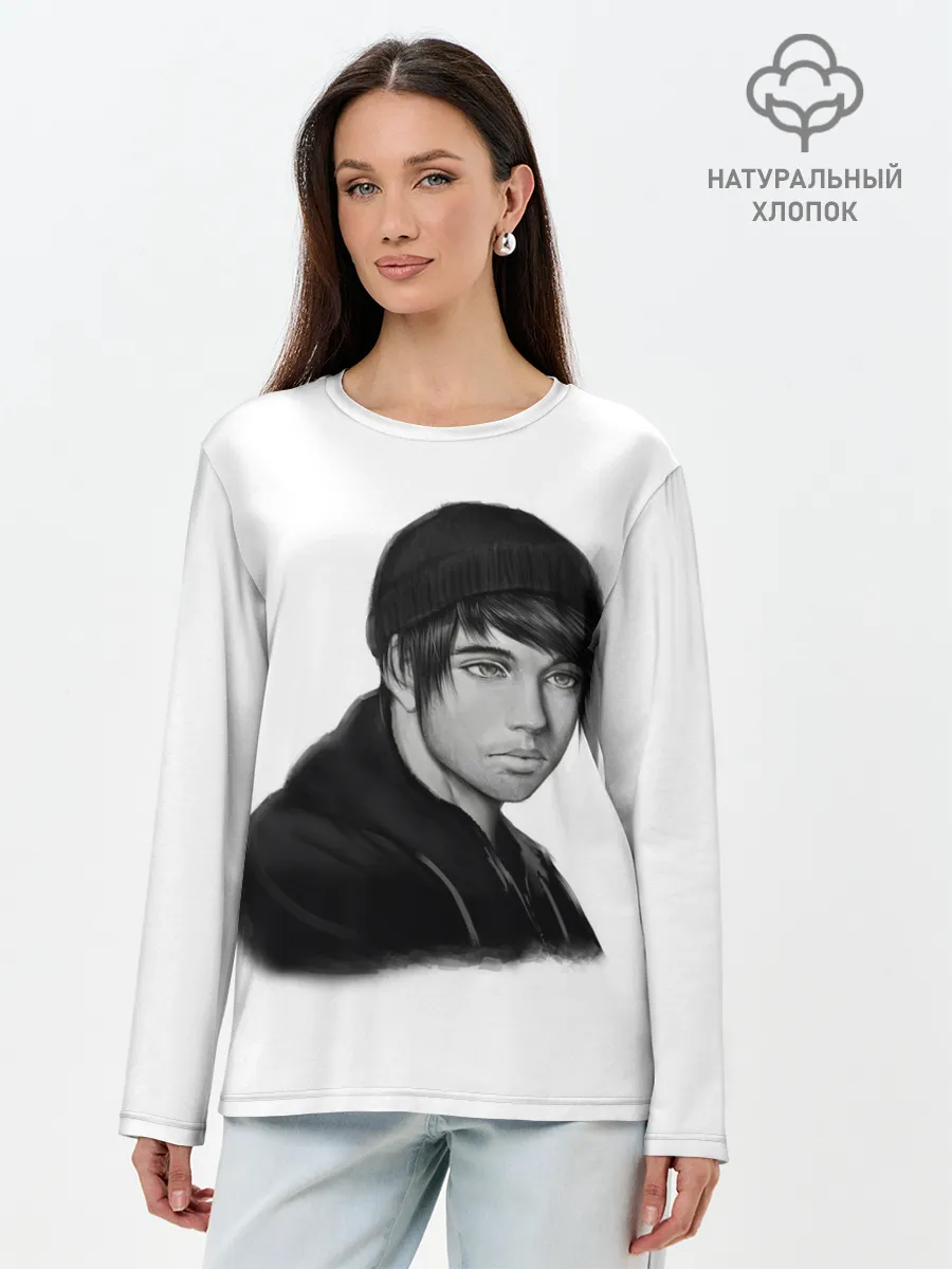 Лонгслив женский. Хлопок / Думер