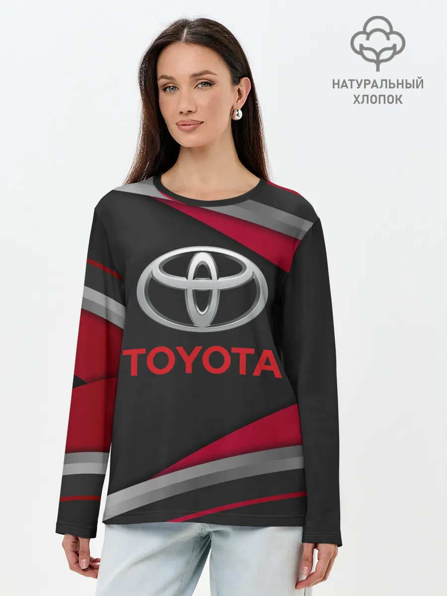 Лонгслив женский. Хлопок / TOYOTA | ТОЁТА