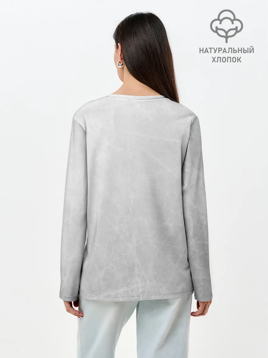 Лонгслив женский. Хлопок / Тима Белорусских