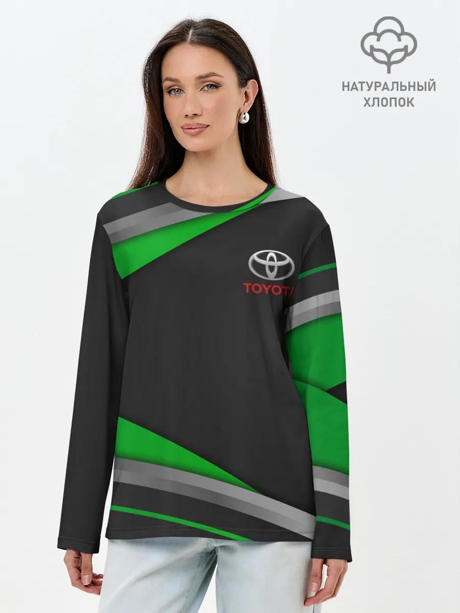 Лонгслив женский. Хлопок / TOYOTA | ТОЁТА