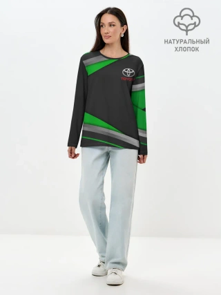 Лонгслив женский. Хлопок / TOYOTA | ТОЁТА