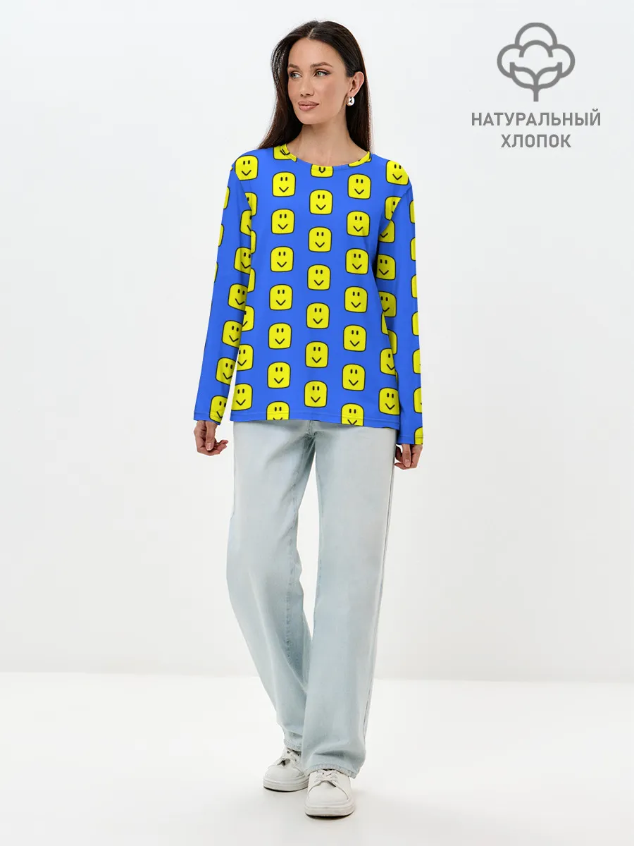 Лонгслив женский. Хлопок / ROBLOX