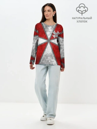 Лонгслив женский. Хлопок / Umbrella