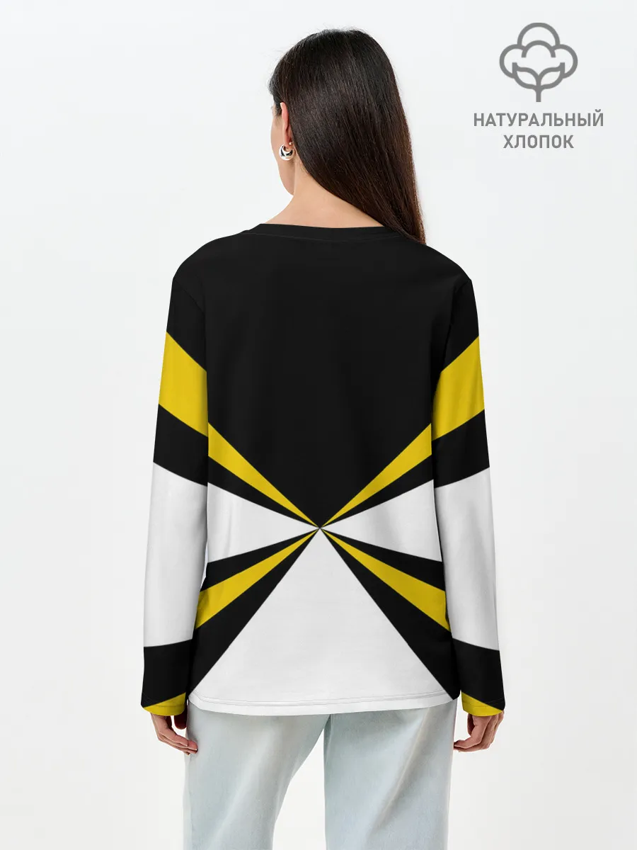 Лонгслив женский. Хлопок / Войска связи