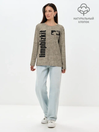 Лонгслив женский. Хлопок / LIMP BIZKIT