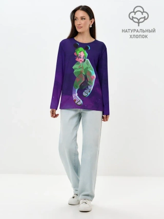 Лонгслив женский. Хлопок / БИЛЛИ АЙЛИШ