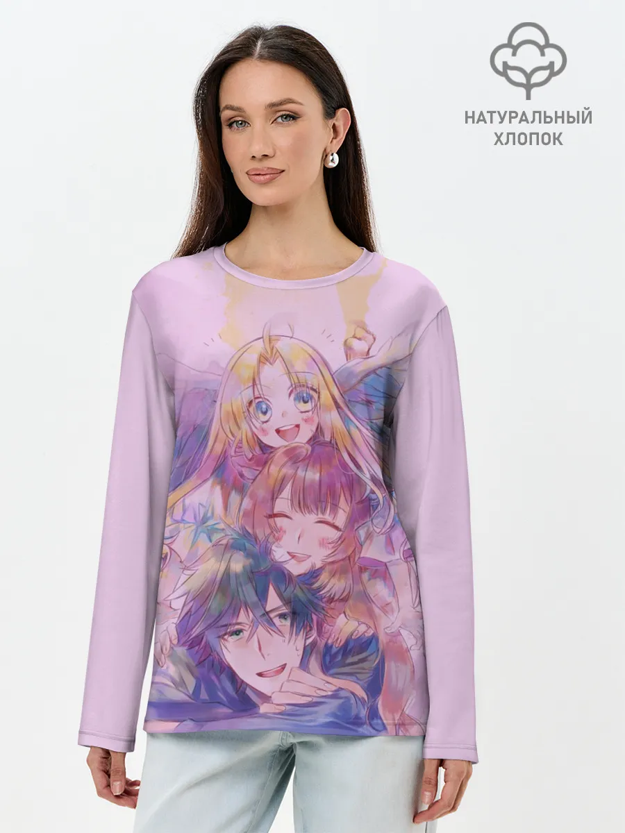 Лонгслив женский. Хлопок / Raphtalia