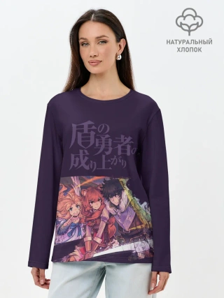 Лонгслив женский. Хлопок / Raphtalia