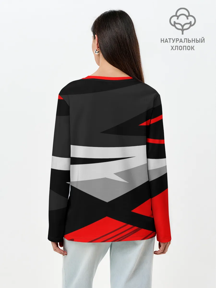 Лонгслив женский. Хлопок / Mercedes-Benz