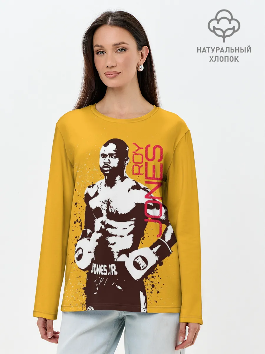 Лонгслив женский. Хлопок / Roy Jones