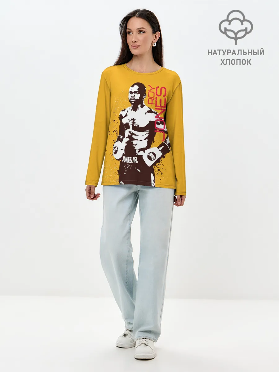 Лонгслив женский. Хлопок / Roy Jones