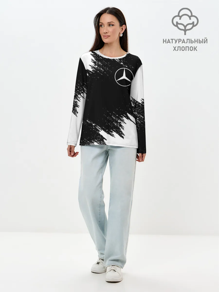 Лонгслив женский. Хлопок / MERCEDES | МЕРСЕДЕС
