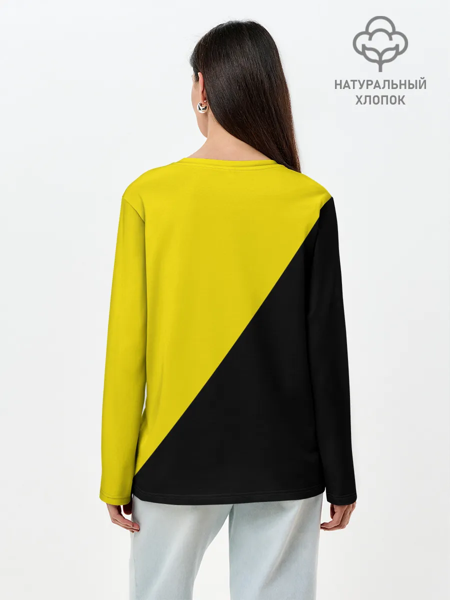 Лонгслив женский. Хлопок / Вертолет Пиночета