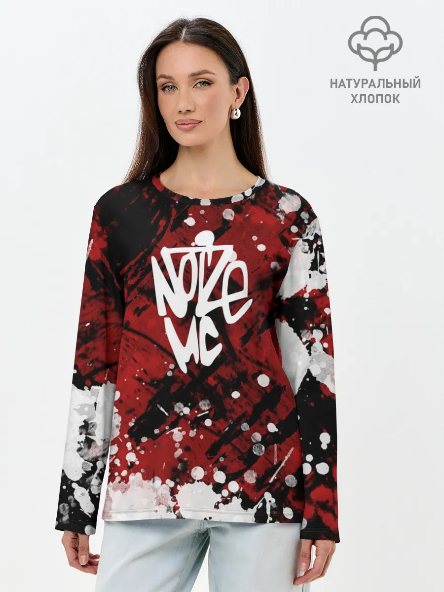 Лонгслив женский. Хлопок / Noize MC