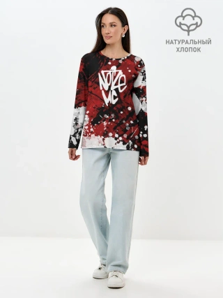 Лонгслив женский. Хлопок / Noize MC