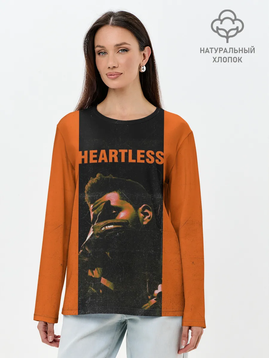 Лонгслив женский. Хлопок / HEARTLESS