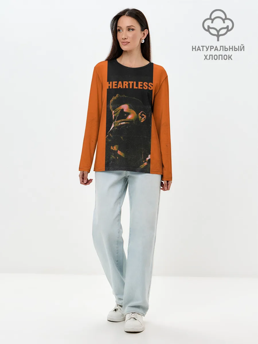 Лонгслив женский. Хлопок / HEARTLESS
