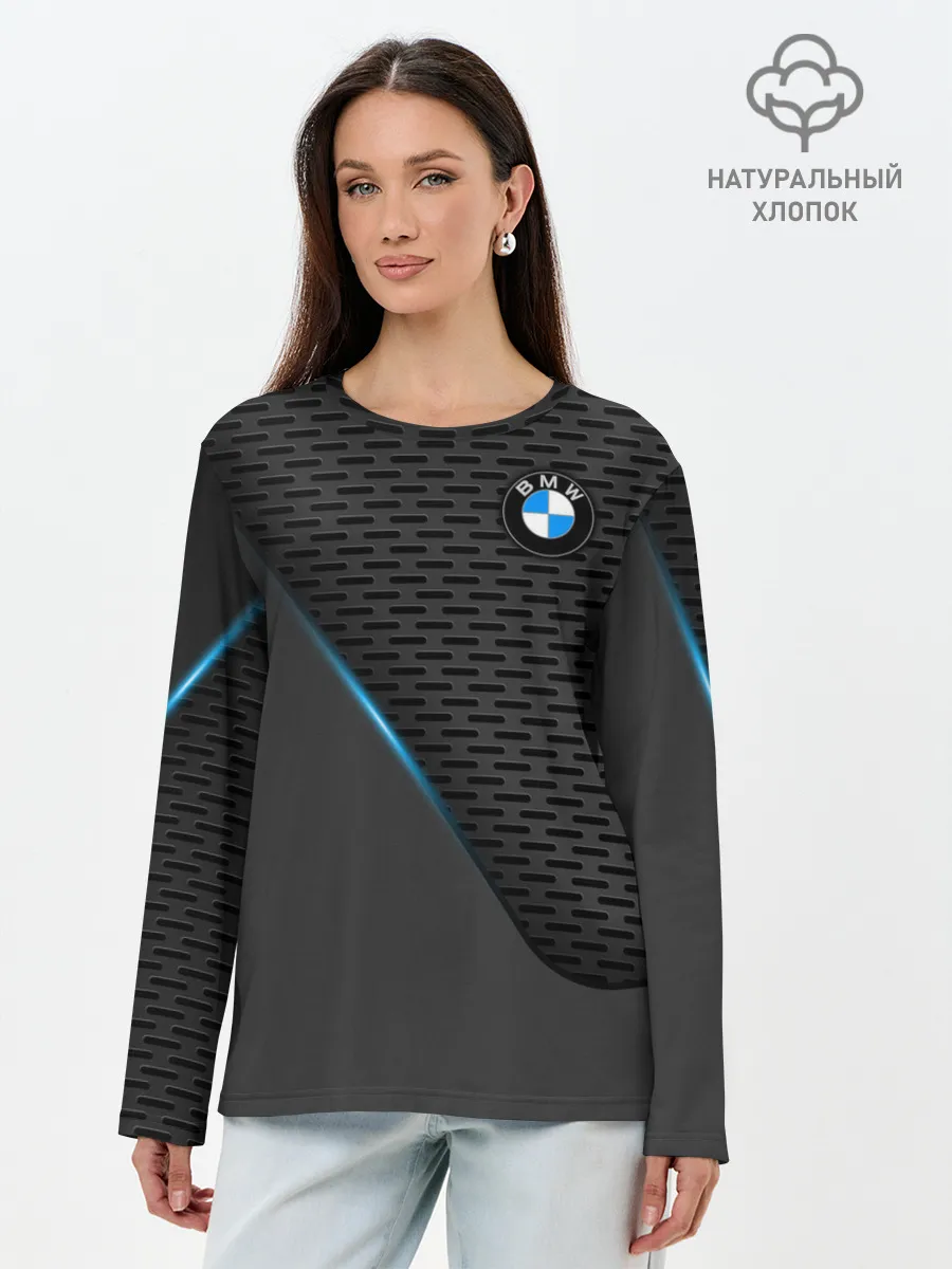 Лонгслив женский. Хлопок / BMW TEXTURA | БМВ ТЕКСТУРА