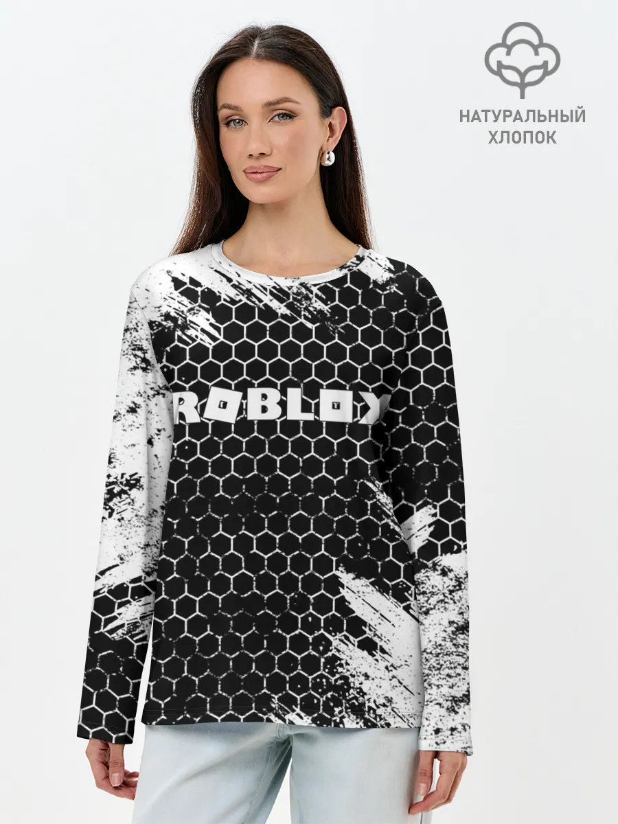 Лонгслив женский. Хлопок / ROBLOX