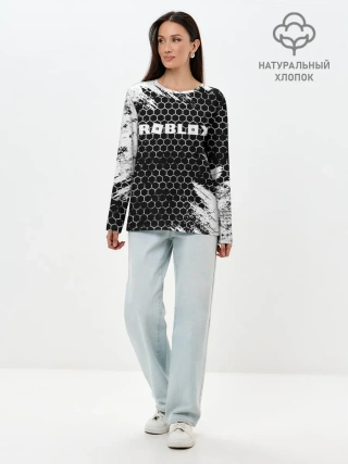 Лонгслив женский. Хлопок / ROBLOX