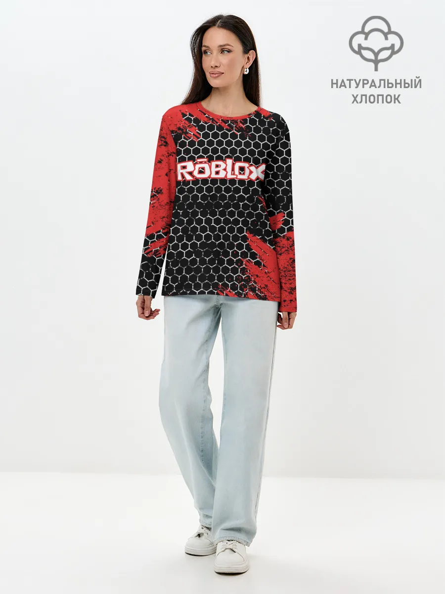 Лонгслив женский. Хлопок / ROBLOX