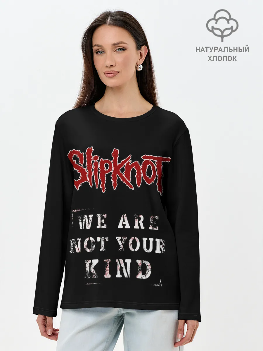 Лонгслив женский. Хлопок / SLIPKNOT WANYK