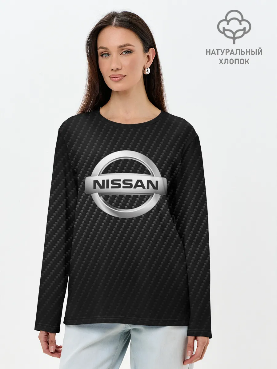 Лонгслив женский. Хлопок / NISSAN | НИССАН