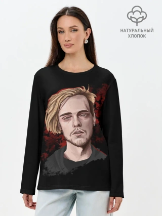 Лонгслив женский. Хлопок / Pyrokinesis