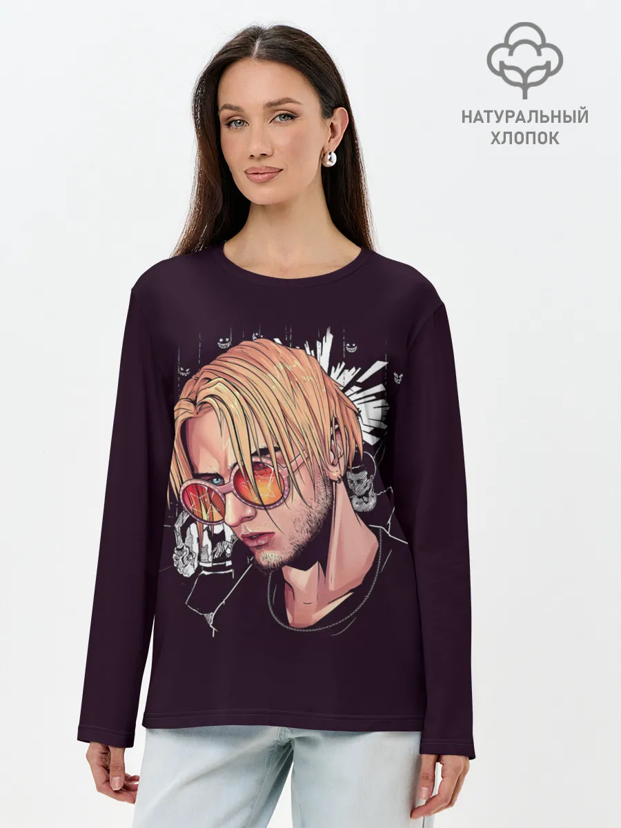 Лонгслив женский. Хлопок / Pyrokinesis