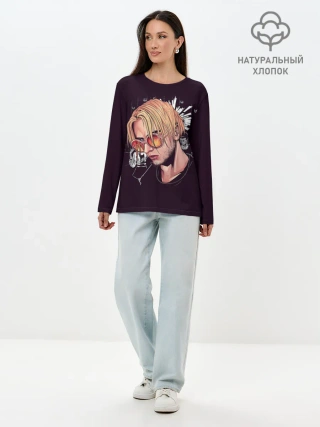 Лонгслив женский. Хлопок / Pyrokinesis