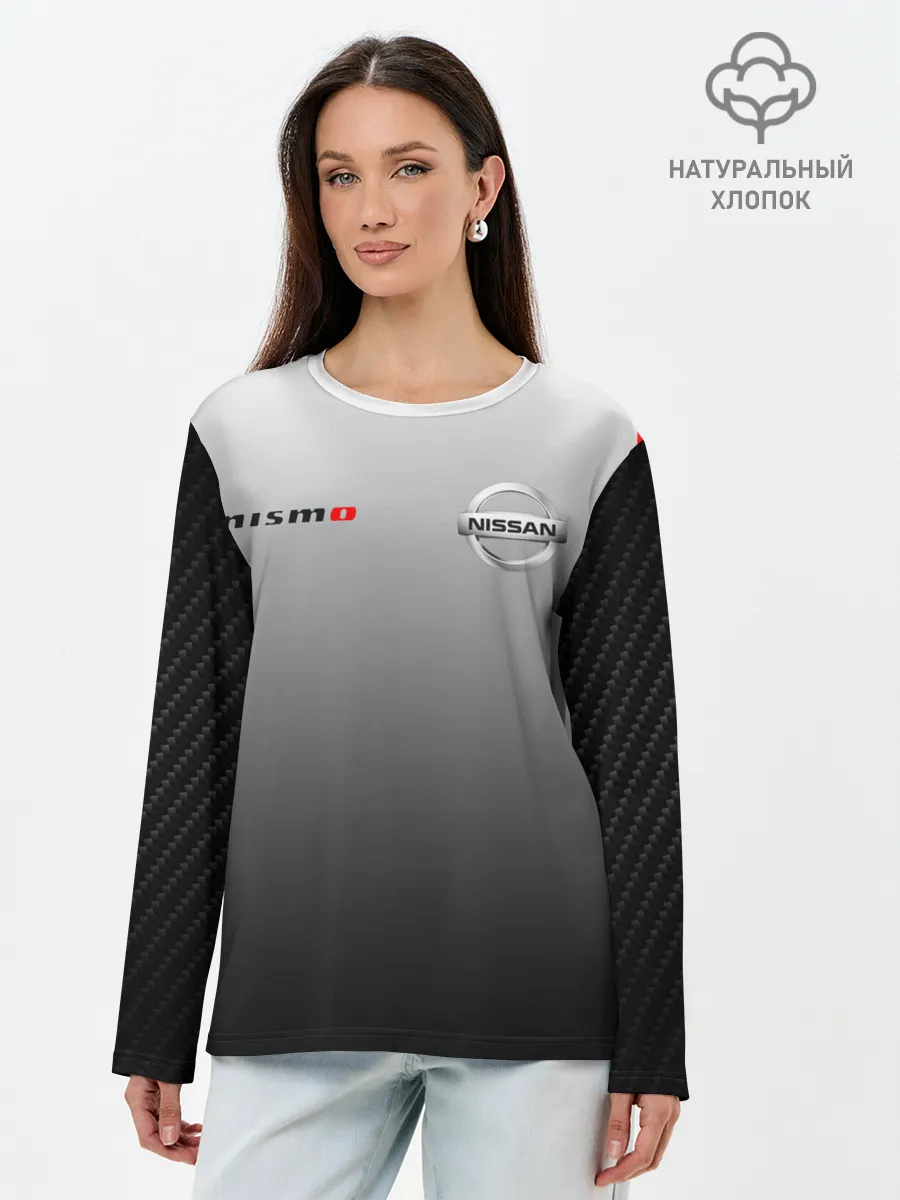 Лонгслив женский. Хлопок / NISSAN NISMO | НИССАН НИСМО