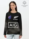 Лонгслив женский. Хлопок / ALL BLACKS