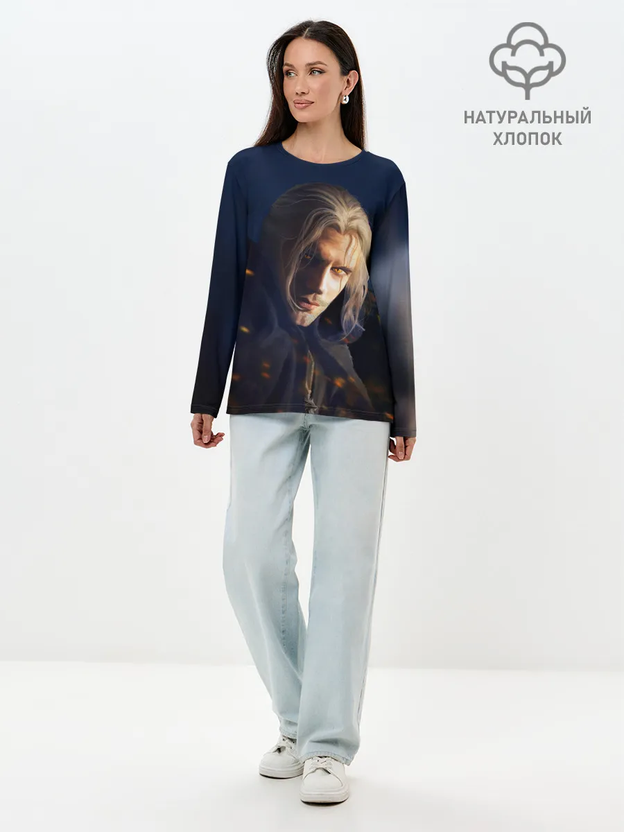 Лонгслив женский. Хлопок / ВЕДЬМАК