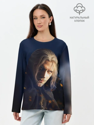 Лонгслив женский. Хлопок / ВЕДЬМАК