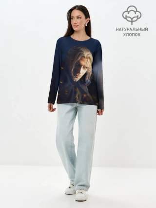 Лонгслив женский. Хлопок / ВЕДЬМАК