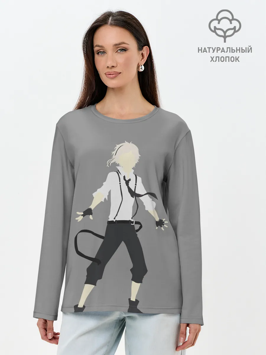 Лонгслив женский. Хлопок / Atsushi Nakajima