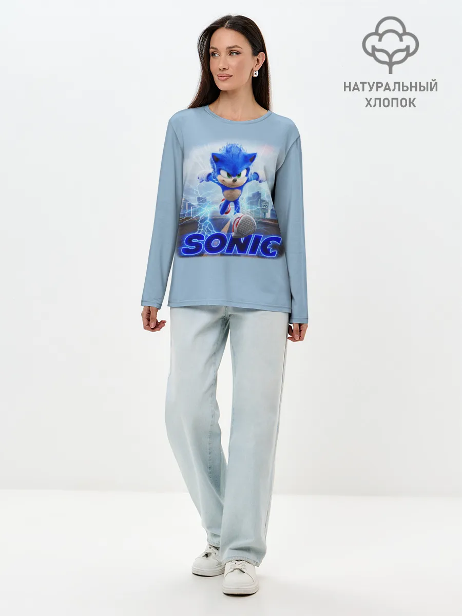 Лонгслив женский. Хлопок / SONIC