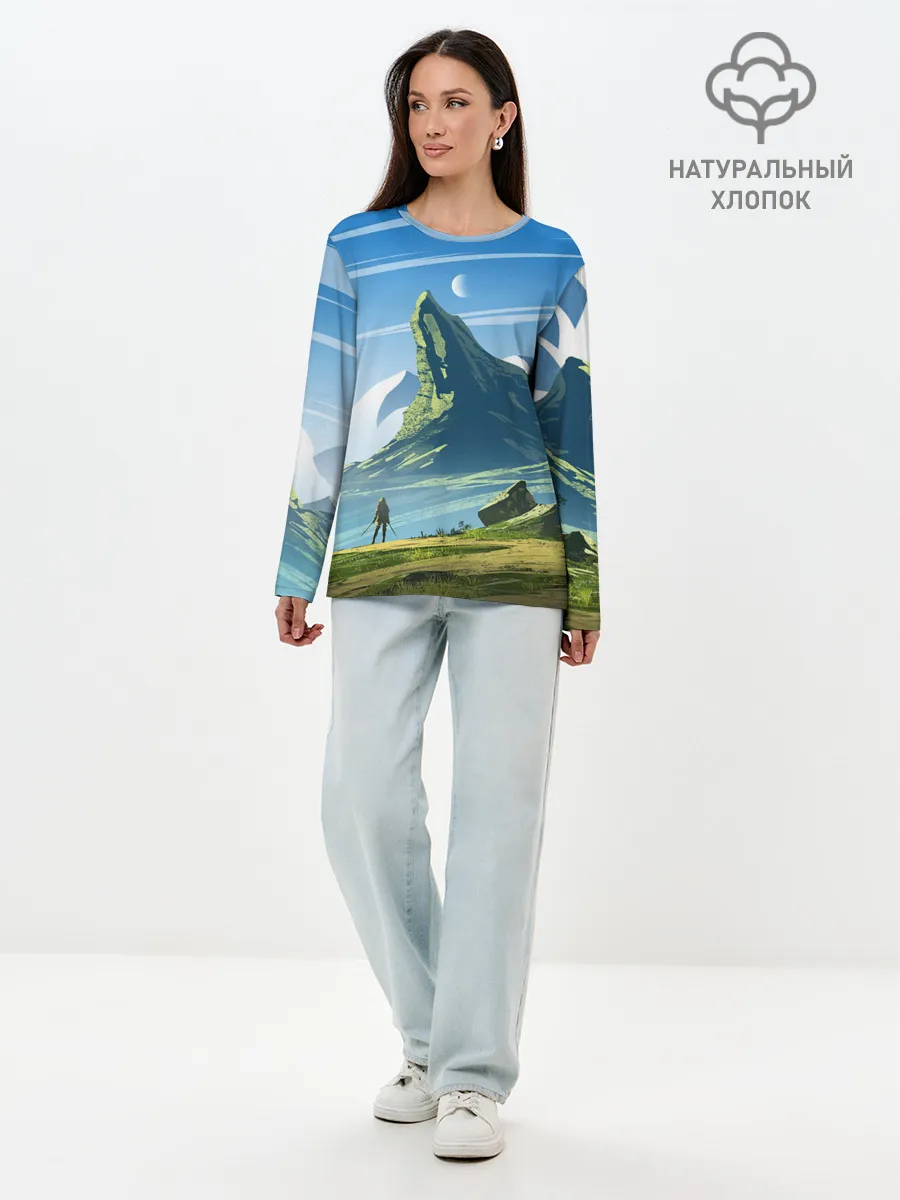 Лонгслив женский. Хлопок / ЦИРИ