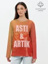 Лонгслив женский. Хлопок / Artik & Asti