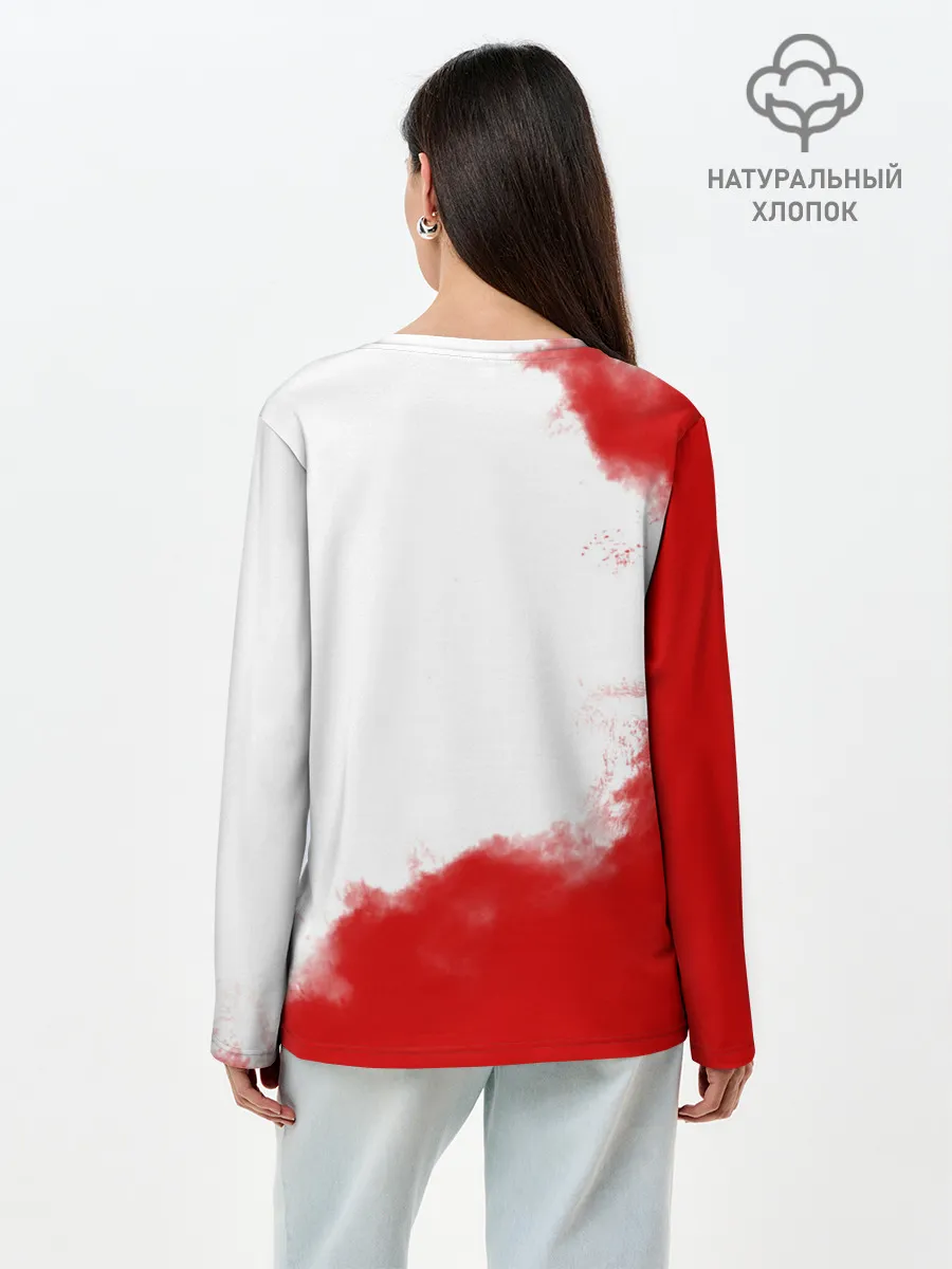 Лонгслив женский. Хлопок / Пограничные Войска