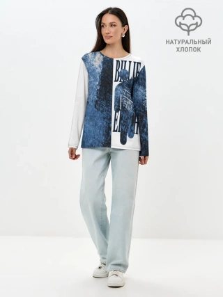 Лонгслив женский. Хлопок / billie eilish