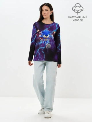 Лонгслив женский. Хлопок / SONIC