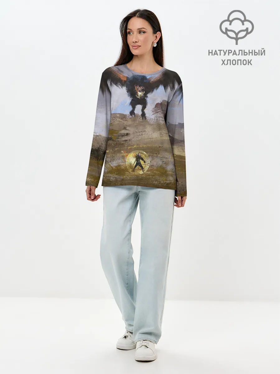 Лонгслив женский. Хлопок / ВЕДЬМАК