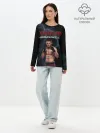 Лонгслив женский. Хлопок / ХАБИБ
